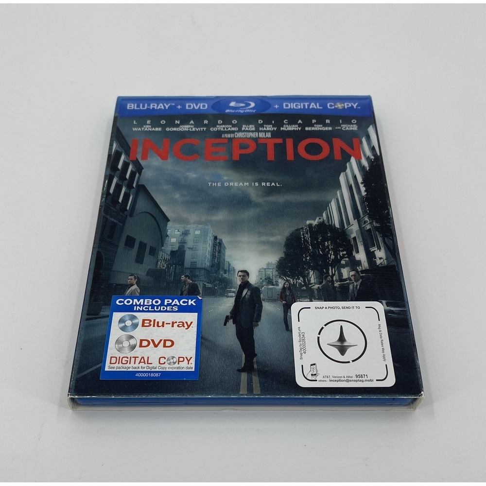 Inception (Blu-ray Disc, 2010)‎ Like new Movie - With Sleeve